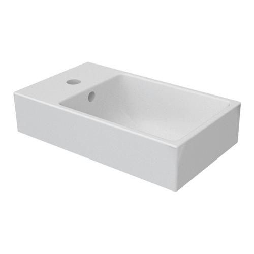 Lavabo a parete 45x26 cm bianco