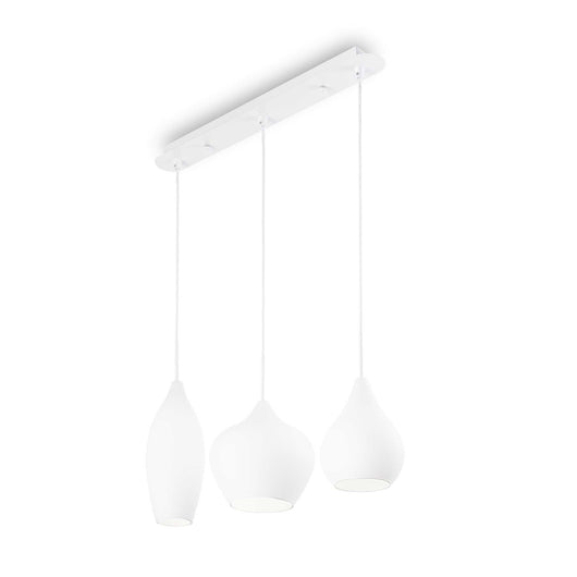 Lampada a sospensione bianco L 600 x H min 560 - max 1130 x P 200 mm