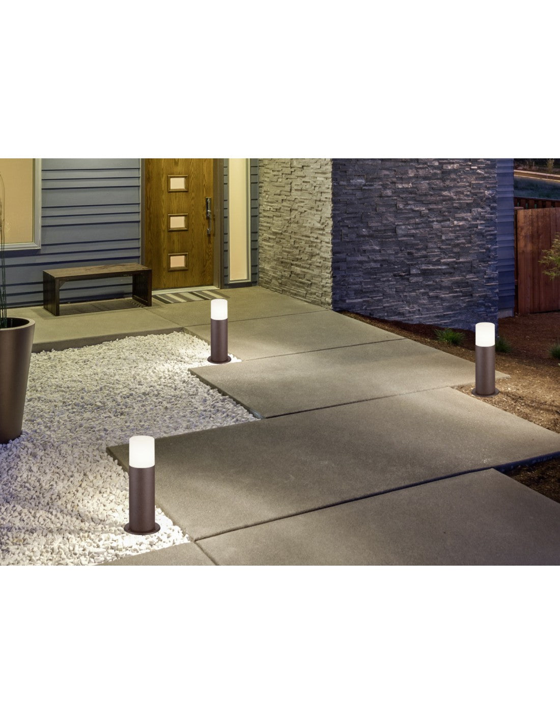 Paletto Da Esterno Hoosic 1xE27 Ruggine H30 cm IP44 Trio Lighting