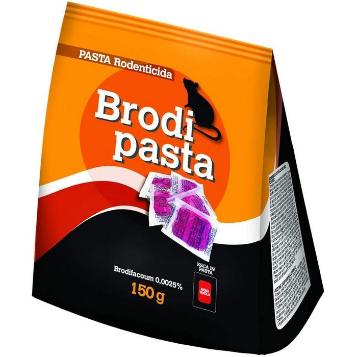 BRODI Esca Rodenticida in Pasta Fresca - 15 Bustine da 10 gr