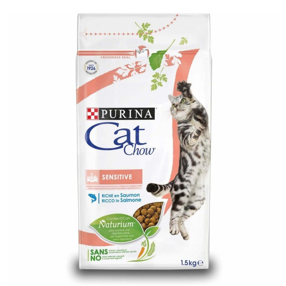 Cat Chow Adult Sensitive Purina 1,5 chilogrammi