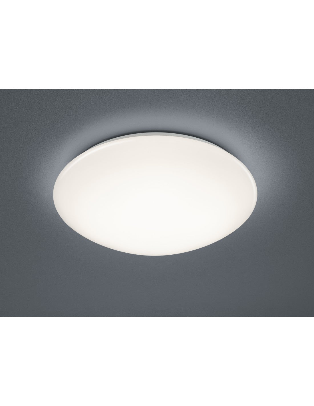 Plafoniera Rotonda Pollux Bianco IP44 Ø27 cm Trio Lighting