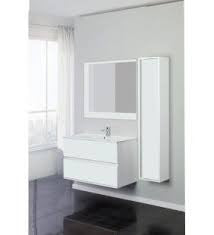 Composizione Bagno due cassetti Linea Fabula Bianco/Laccato Bianco 90x47x h57cm