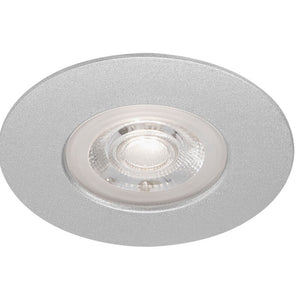 Apparecchio da incasso LED Ø 9 cm 5W 460lm cromo