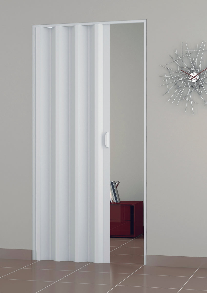 Porta d'arredo interna a soffietto bianco - 100x214 cm