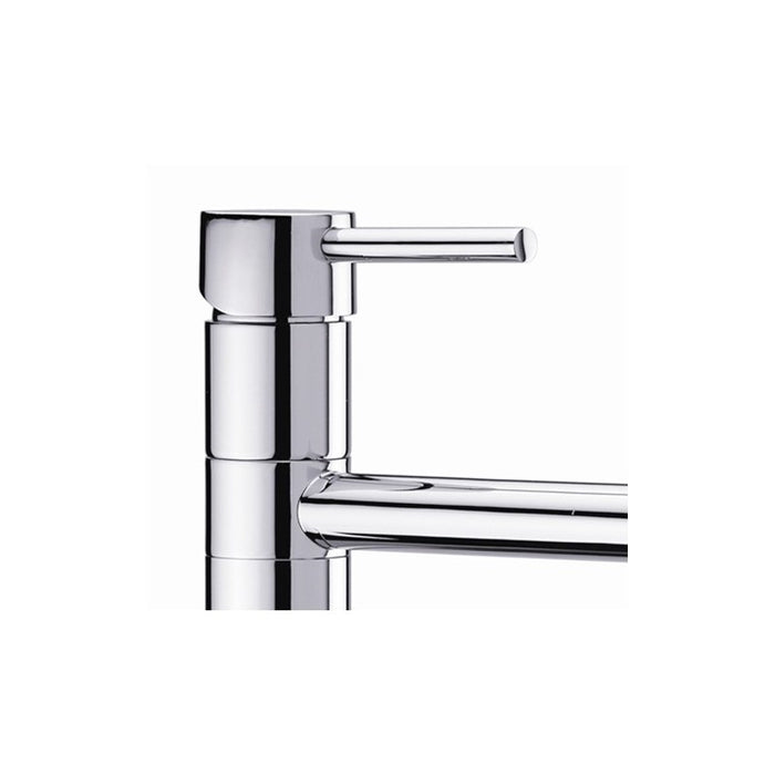 Rubinetto miscelatore per lavabo cucina finitura inox h.32,9x19 cm EFFEZ