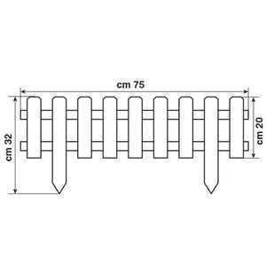 Recinzione in legno 75 centimetri Verdelook