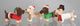 Peluche Natalizio Cm.8X20X21 Cane Bassotto 4 Mod.Ass.Ti decorazione di Natale