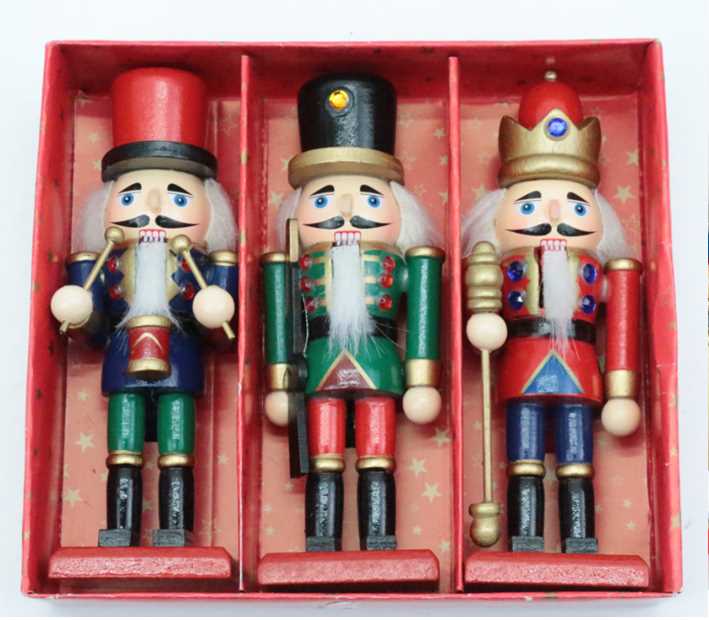 Wooden soldier pack of 3 pcs cm18x4,5x16