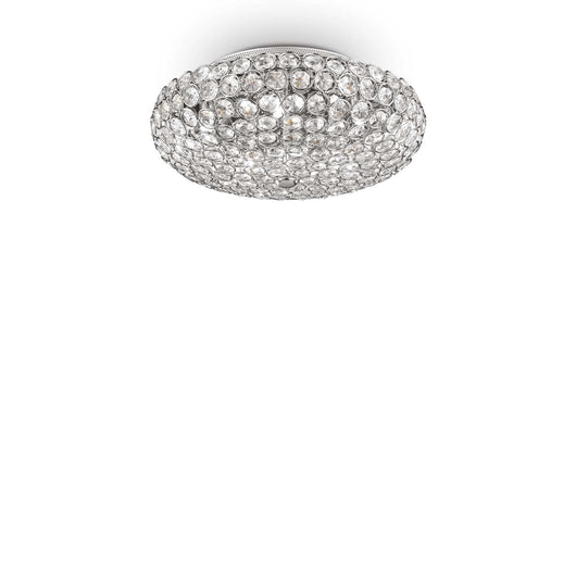 Lampada soffitto KING cromo D380xH160mm