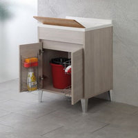 Lavatoio a due ante Rovere Chiaro 60x50x h84 cm