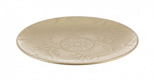 6x Piatto Decor Mandalas To Oro D35