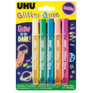 Colla Glitter Pz.5 Glow | Uhu - Vertecchi Roma