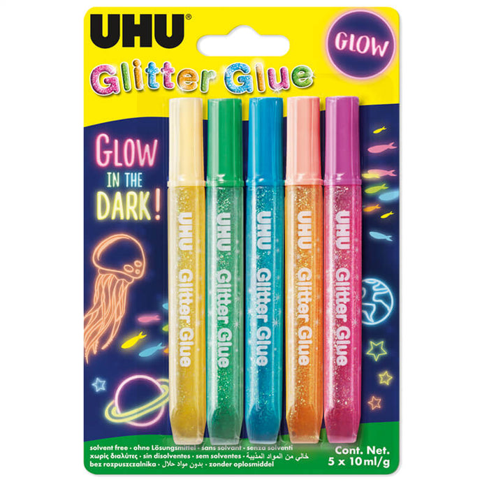 Colla Glitter Pz.5 Glow | Uhu - Vertecchi Roma