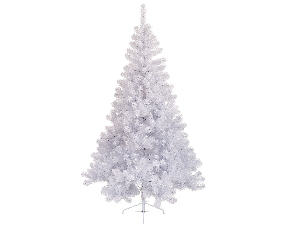 Albero di Natale Imperial Bianco  Altezza cm 210