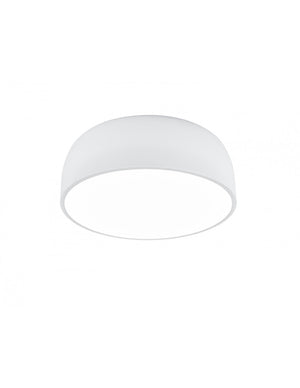 Plafoniera Rotonda Moderna 4 Luci Baron Bianco Opaco Trio Lighting