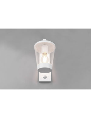 Applique Lanterna Cavado Bianco IP44 Sensore Movimento Trio Lighting