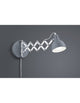 Applique 1x E14 Scissor Calcestruzzo Orientabile Trio Lighting