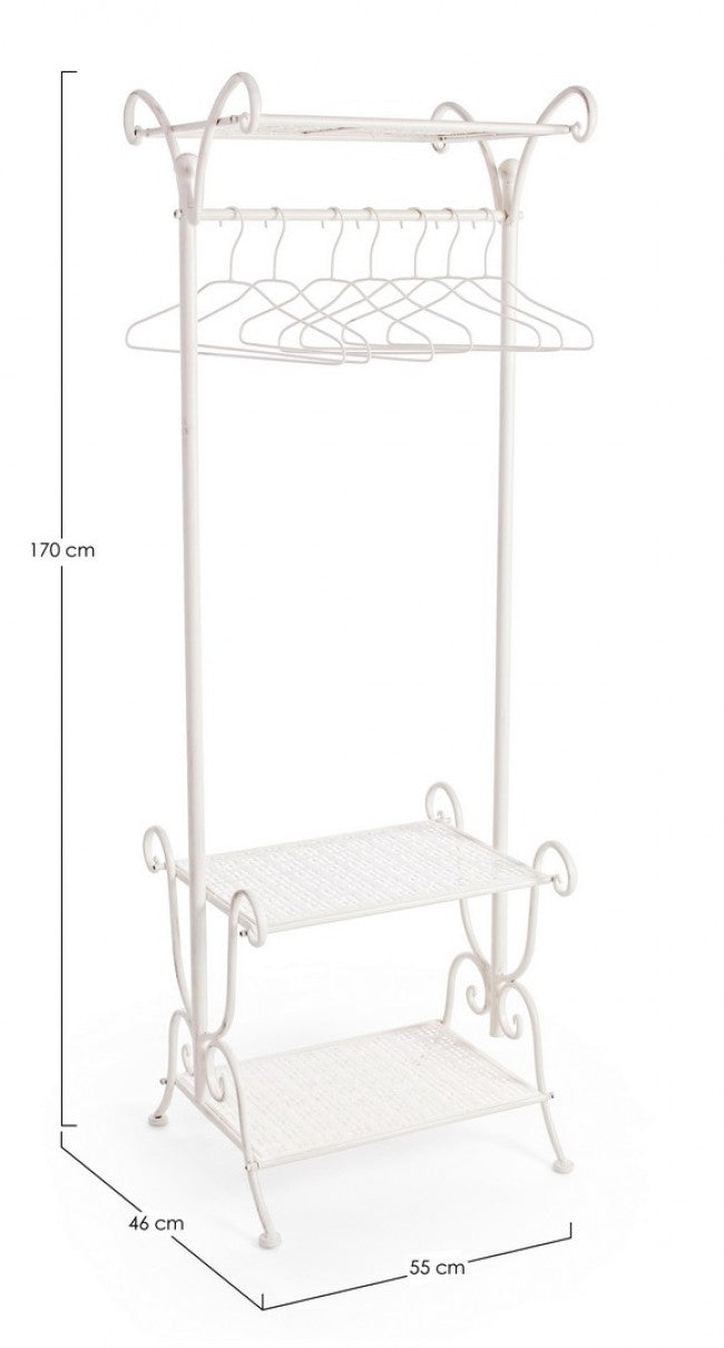 Attaccapanni classico 3 ripiani Emily 170h cm