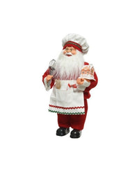 Statuetta Babbo Natale Cuoco H30