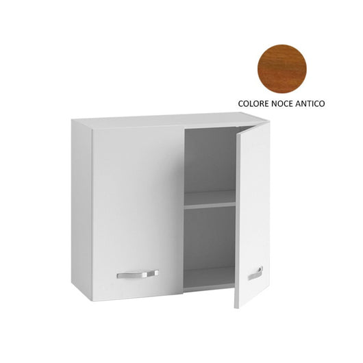 Pensile per cucina Noce antico Cm 80x32xh 72 con 2 ante