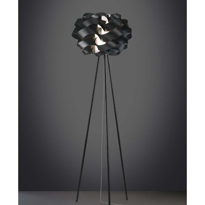 Lampada a piantana treppiedi CLOUD Nero diametro 50x h160 cm