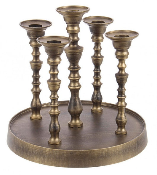 Candelabro Kylie 5F Brunito C-Base