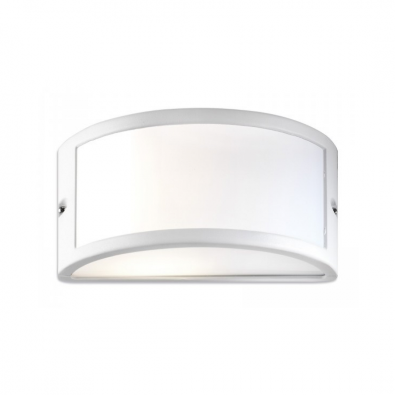 Enio Applique Moderno 60W Silver 08595 - Illuminazione da Esterno