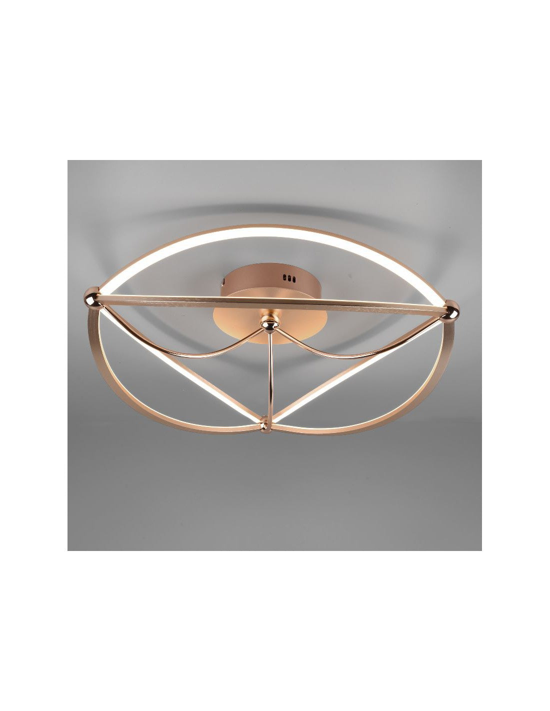 Plafoniera Moderna Led 42w Charivari Ottone Trio Lighting