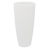 Vaso Tondo 'Stilo Lamp' Ø Cm 40Xh.90 Lt.20 Ghiac./Luce Bia.