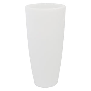 Vaso Tondo 'Stilo Lamp' Ø Cm 40Xh.90 Lt.20 Ghiac./Luce Bia.