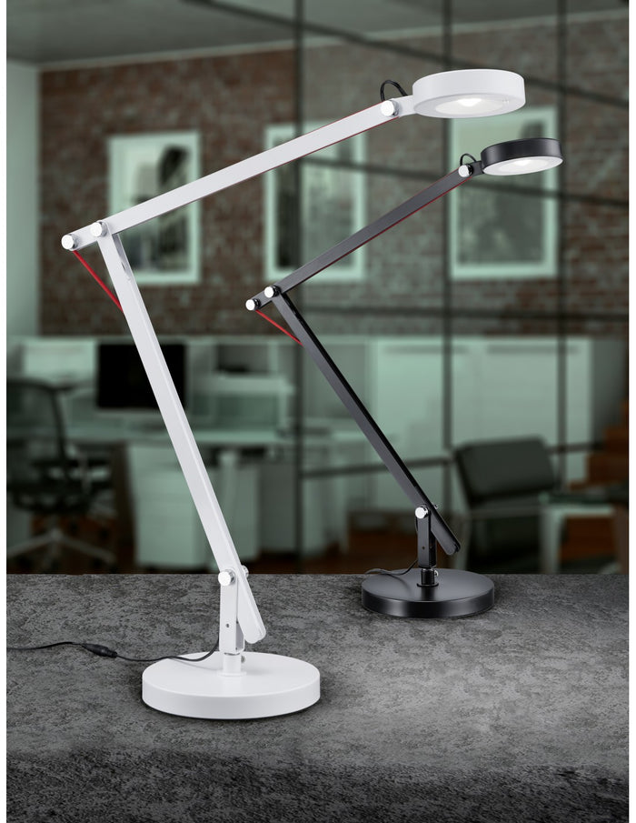 Lampada Bianca da Ufficio Luce Led Orientabile Amsterdam Trio Lighting