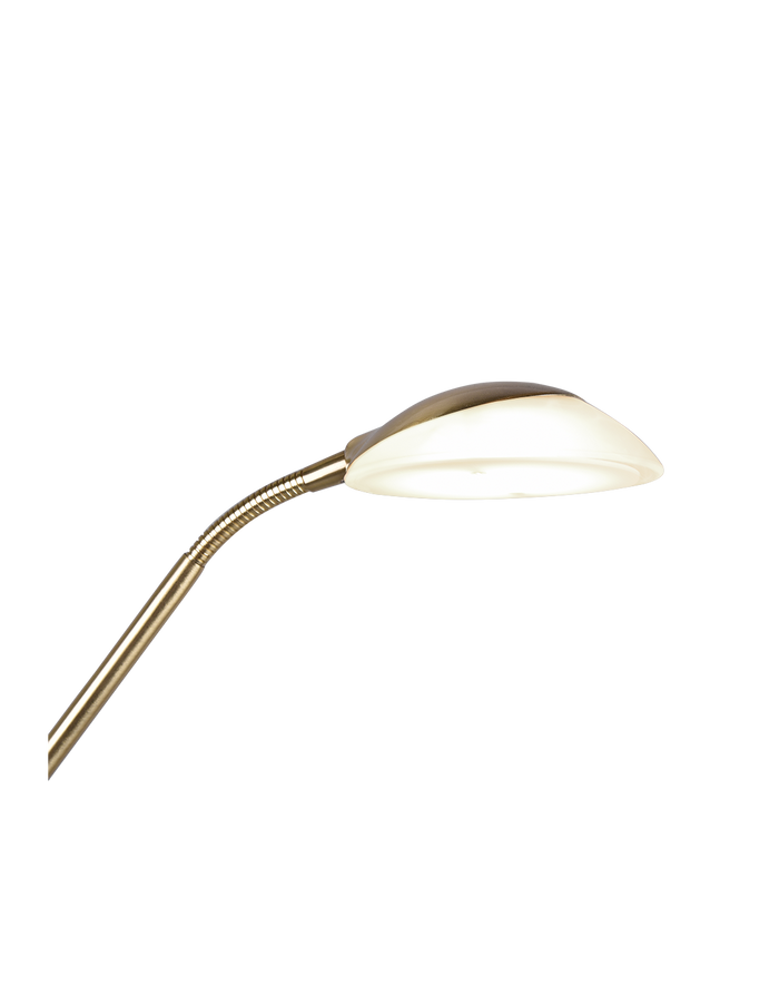 Piantana Led con Doppia Accensione Spot da Lettura Orson Ottone Trio Lighting