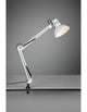 Lampada da Scrivania 1xE27 Con Pinza Bianco Tajo Trio Lighting