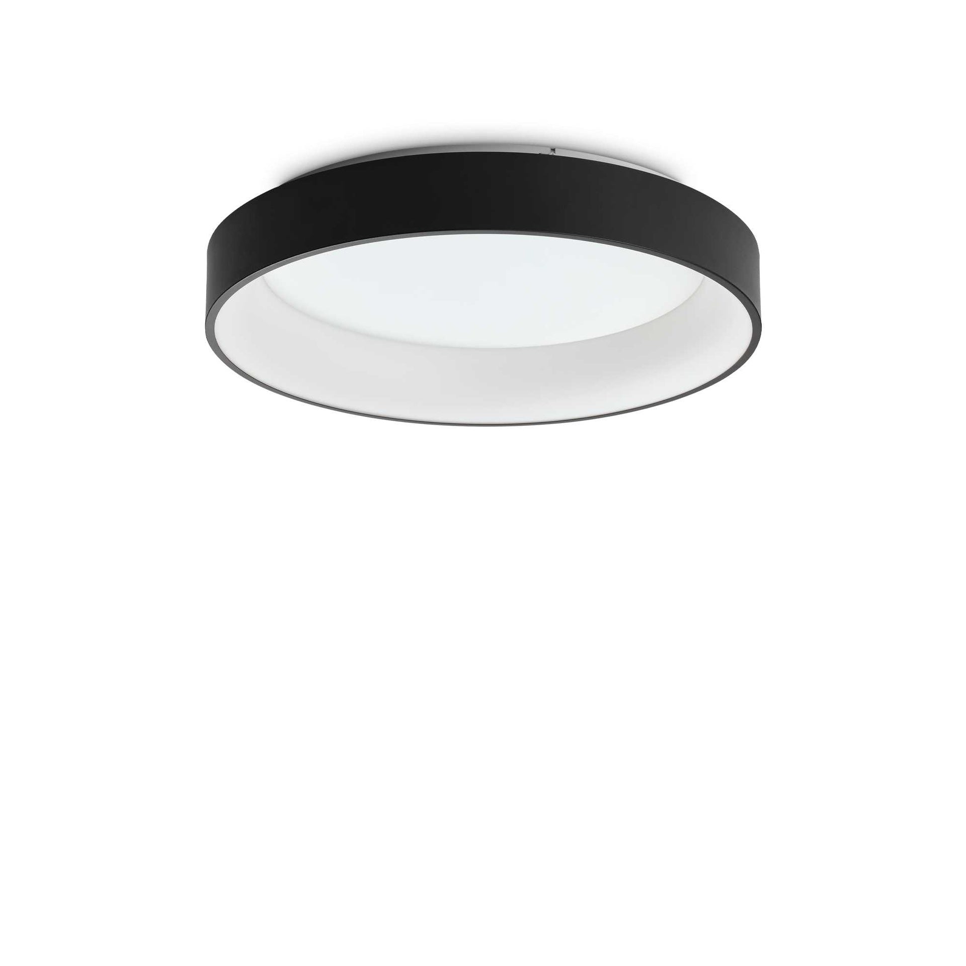 Lampada da soffitto nero D 595 x H 110 mm