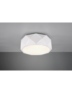 Plafoniera 3xE27 Zandor Bianco Ø40 cm Trio Lighting