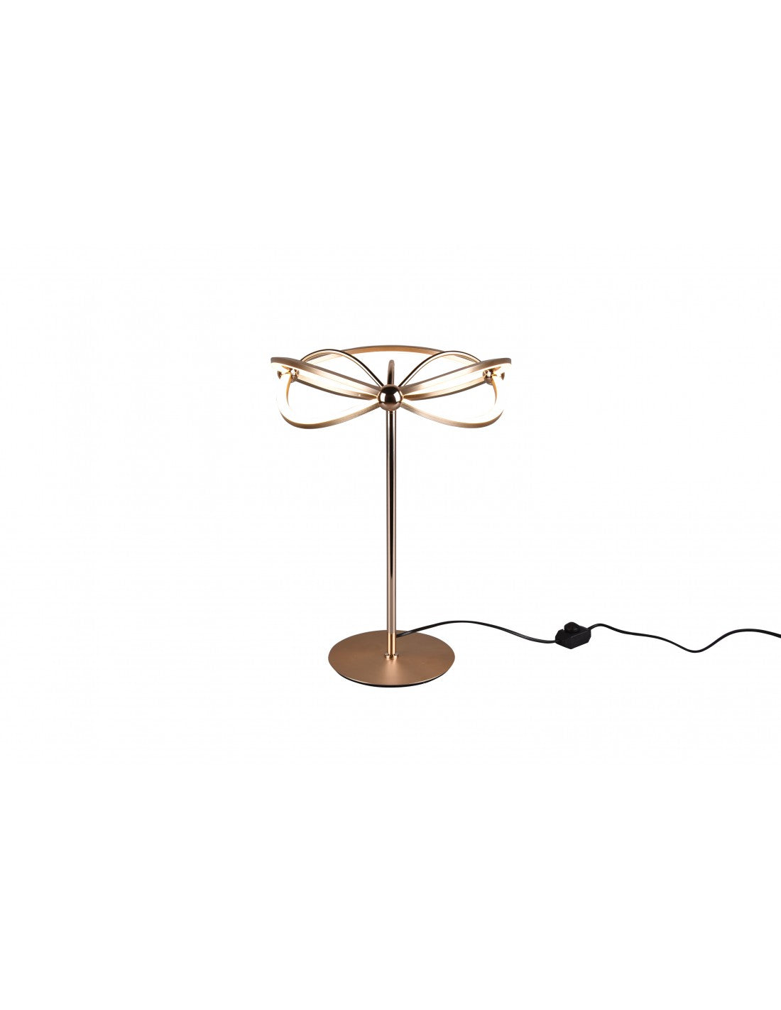 Lumetto Moderno Fiocco Led Charivari Ottone Trio Lighting