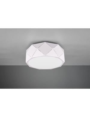 Plafoniera 3xE27 Zandor Bianco Ø40 cm Trio Lighting