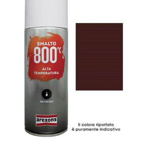 Smalto spray acrilico ad alte temperature Arexons marrone 400 ml