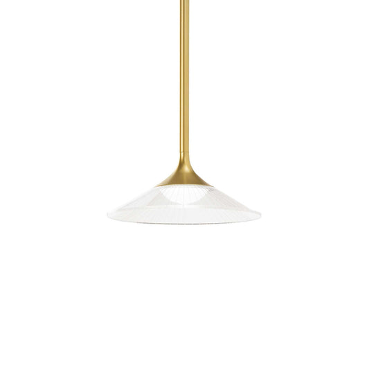 Lampada a sospensione oro D 180 x H min 530 - max 1870 mm