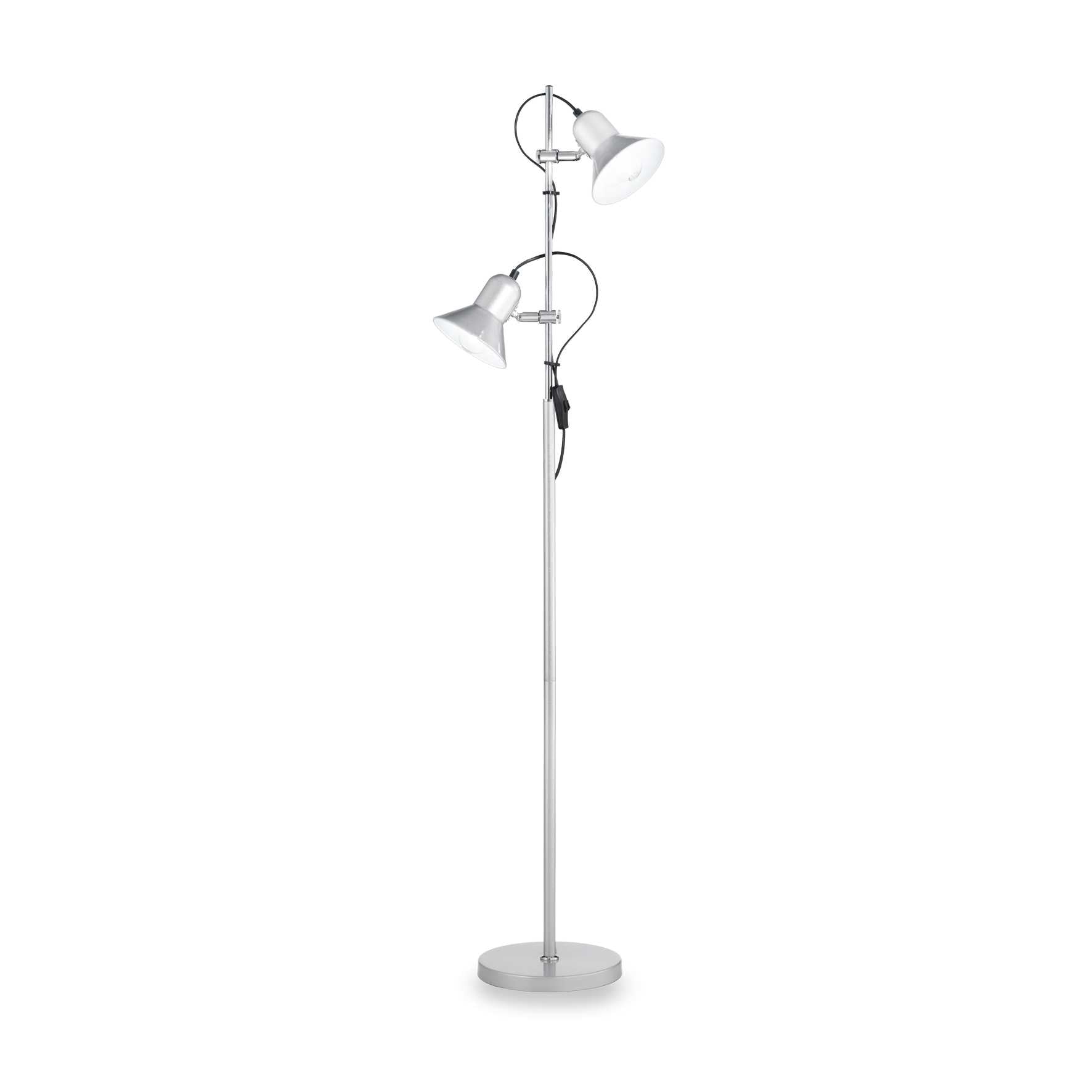 Lampada da terra argento D 220 x H 1540 mm