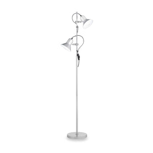 Lampada da terra argento D 220 x H 1540 mm