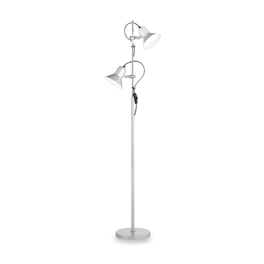 Lampada da terra argento D 220 x H 1540 mm