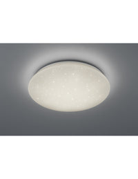 Plafoniera Led IP44 Dimmerabile Potz Bianco Glitter Ø50 cm Trio Lighting