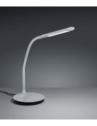 Lampada Moderna per Scrivania Braccio Flessibile Led Touch Polo Grigio Trio Lighting