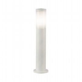 Lampada da esterno in alluminio pressofuso con diffusore opalino - Alta trasmittanza luminosa - 180mm x 60mm bianco