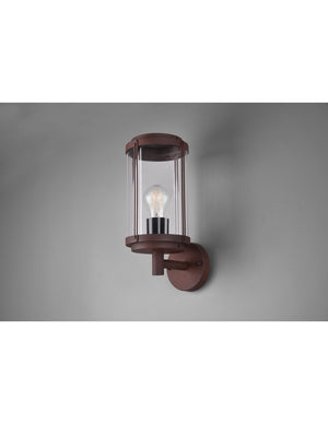 Applique Lanterna IP44 Tanaro Ruggine H32 cm Trio Lighting