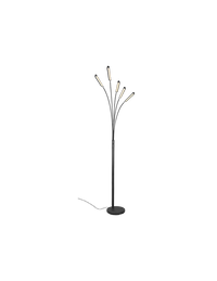 Piantana Reed 5 Archi Led Nero Opaco H195 cm Trio Lighting