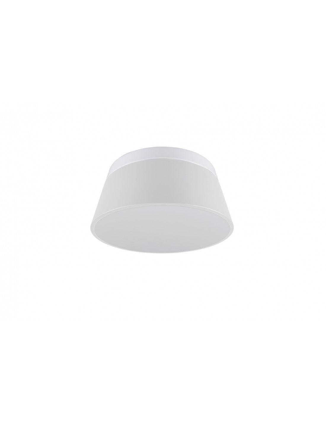 Plafoniera Baroness Cono Bianco Ø45 cm Doppia Illuminazione Trio Lighting