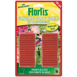 Flortis Bastoncini Concimanti Per Piante Fiorite 40Gr Concime